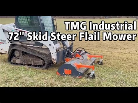 tmg fms 165 flail mower for skid steer|tmg 72 flail mower.